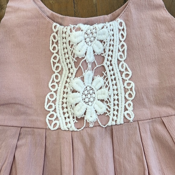 Colorful childhood rose bohemian romper - Picture 5 of 7